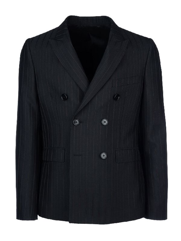 Striped Double Wool Jacket