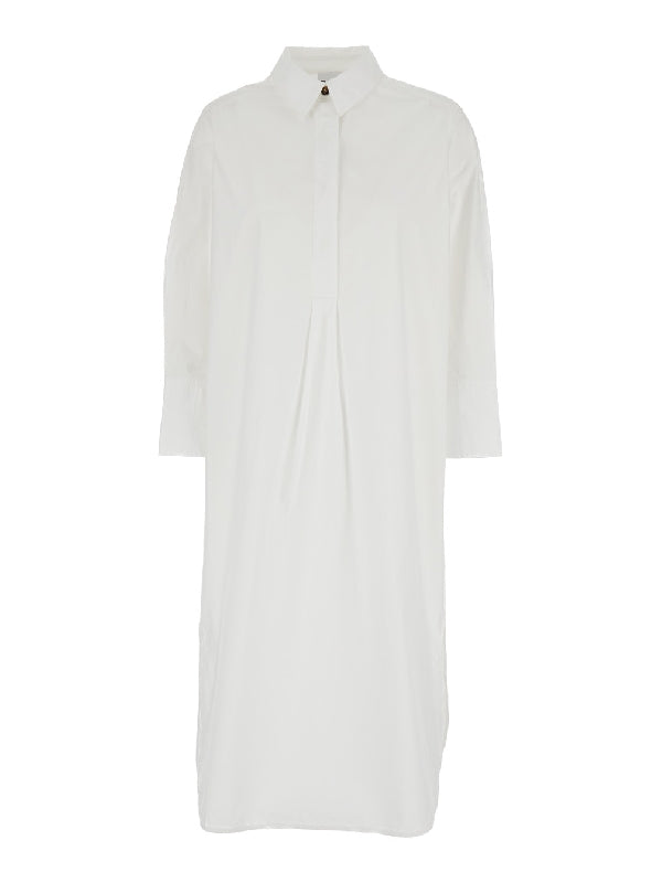 Oversized Cotton Shirt Dress