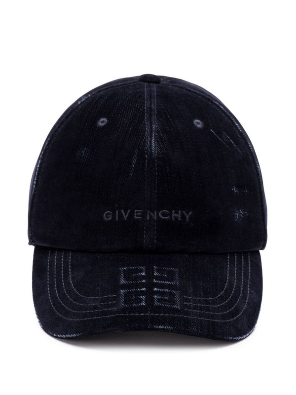 4G Logo Detail Denim Baseball Cap