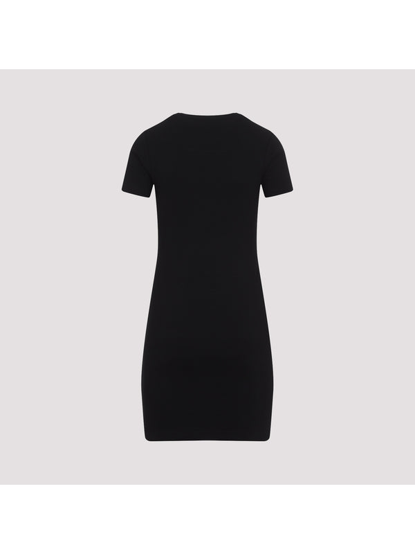 4G Logo Rib Mini Dress
