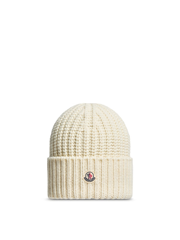 Moncler Ivory Beanies