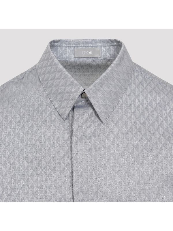 All-Over Logo Silk Shirt