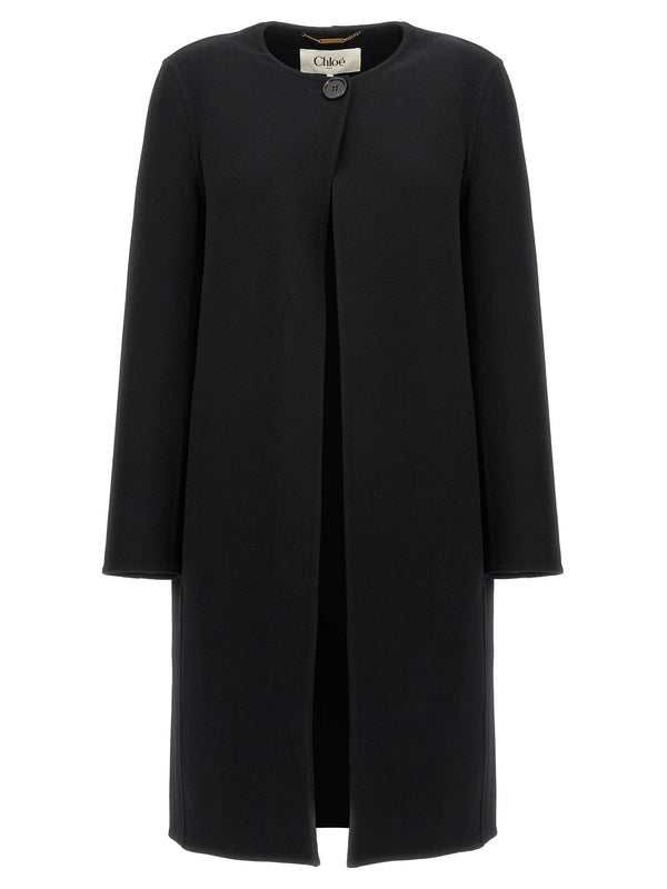 Wool Cashmere Cape Coat