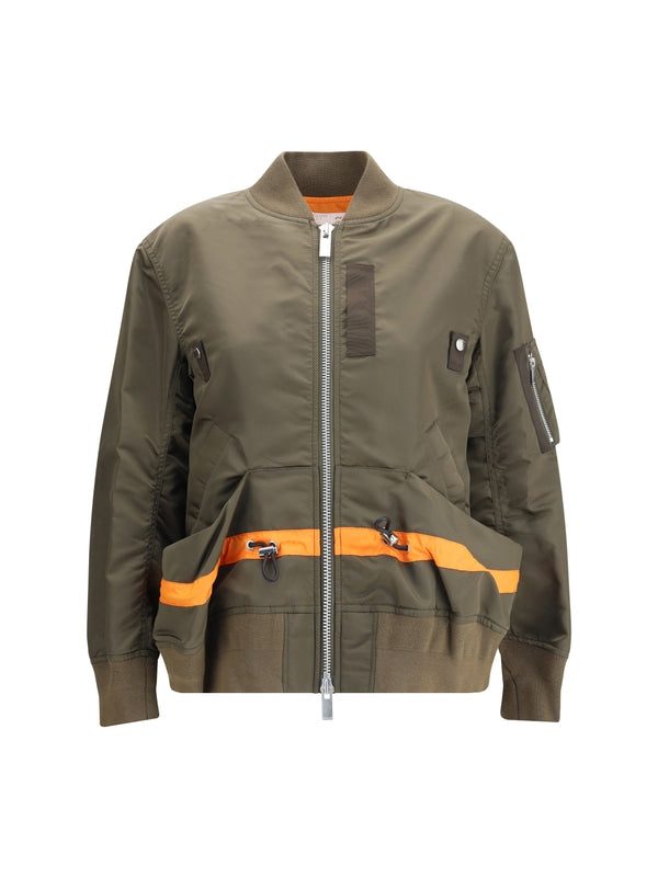 Sacai Green Bomber