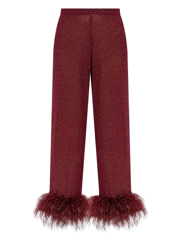 Oseree Burgundy Pants