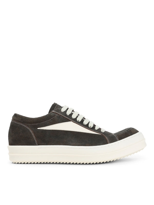 Rick Owens Brown Low Top Sneakers