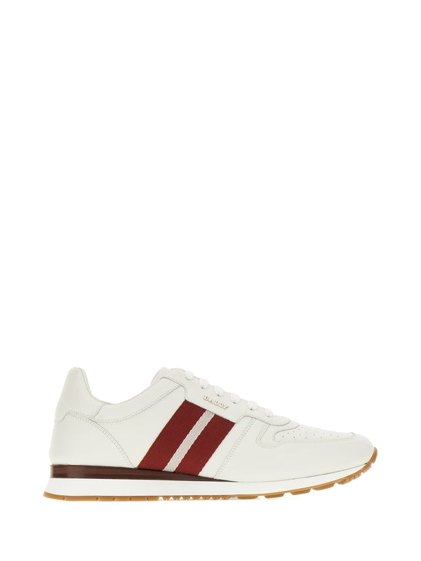 Bally White Low Top Sneakers