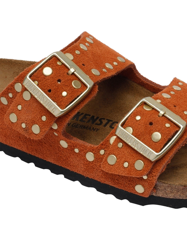 Arizona Buckle Suede Sandals