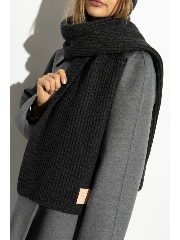 Anagram Logo Patch Cashmere Muffler