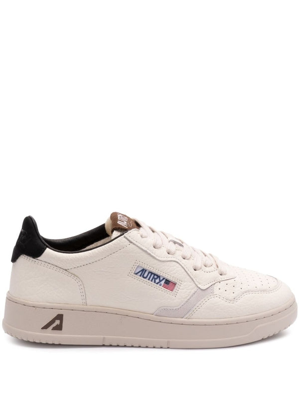 Autry Beige Low Top Sneakers