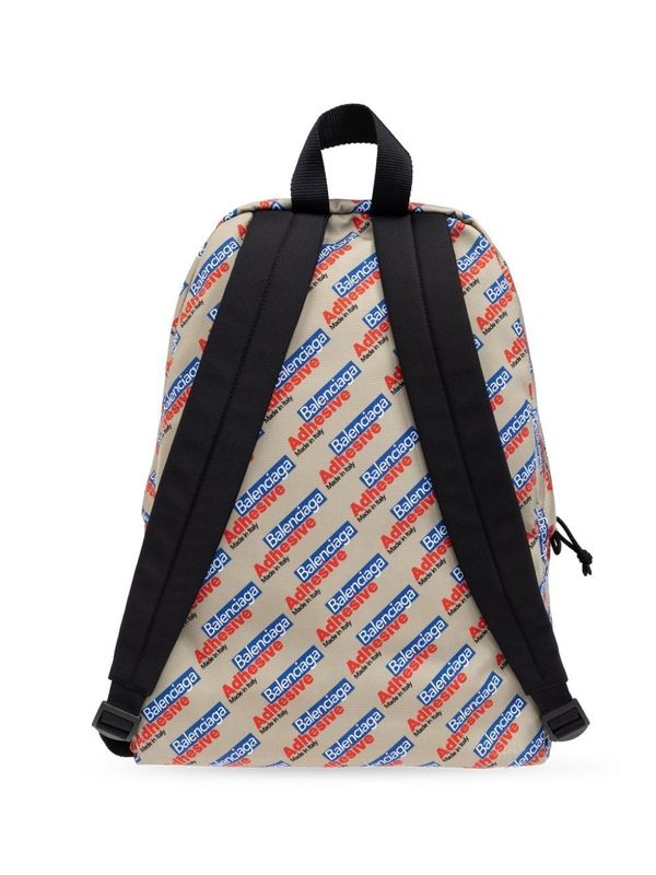 Explorer Logo Pattern Backpack