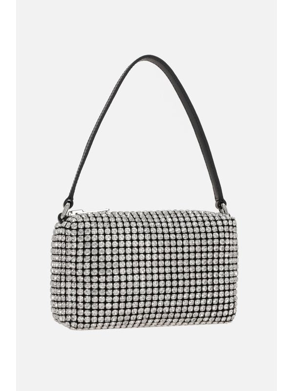 Heiress Crystal Decoration Leather Tote Bag