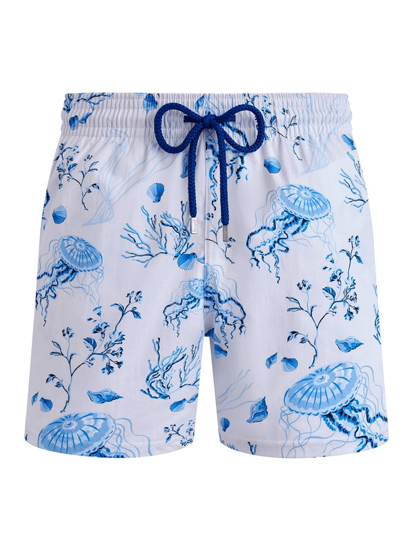 Billbrequin White Blue Swim Pants