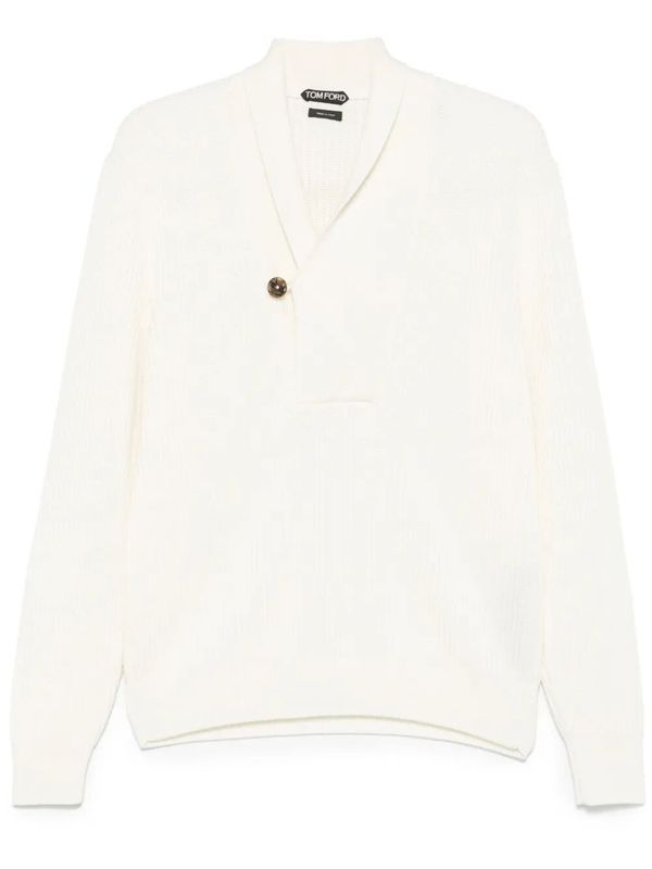 Wool Silk Long-Sleeve Knit