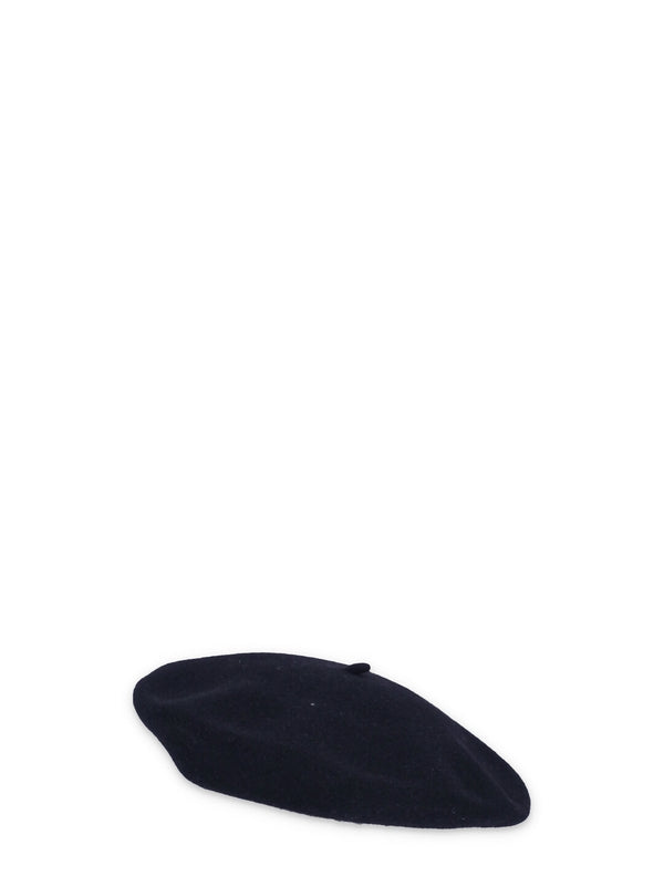 Stitch Detail Virgin Wool Beret