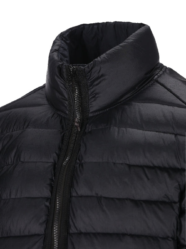 Wappen Patch Quilted Puffer Jacket