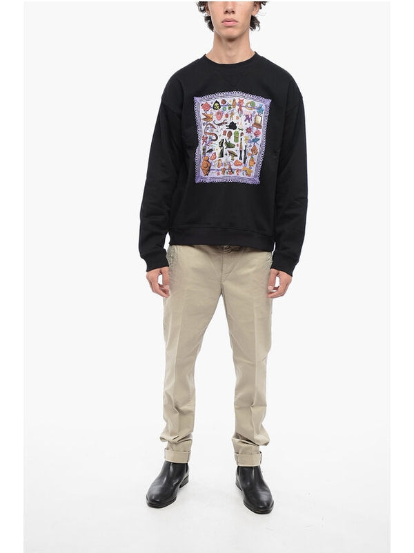 Graphic Printing Cotton Sweatshirt