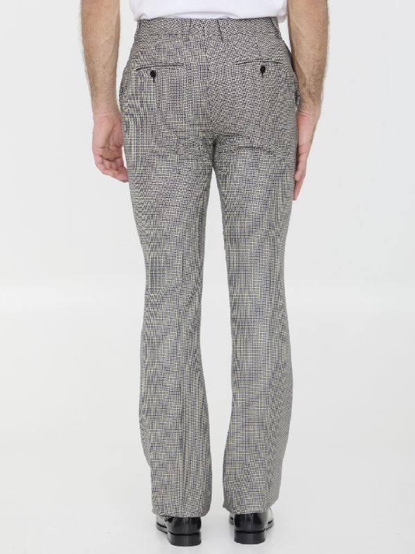 Wool Cashmere Flare Pants