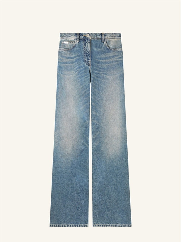 Courrèges Blue Denim Pants