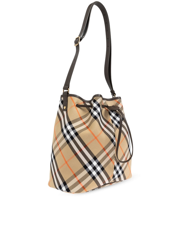 Vintage Check
  Pattern Bucket Bag