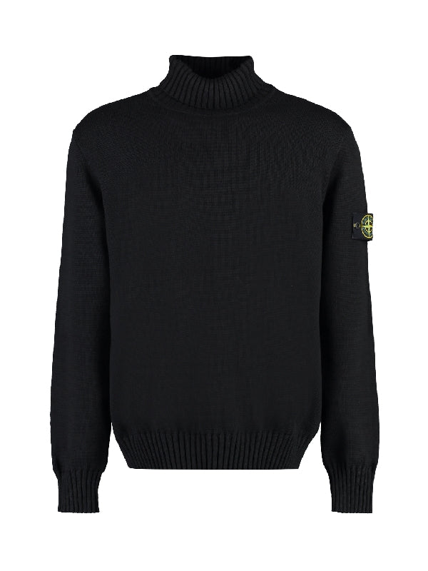 Wappen Patch High Neck Knit