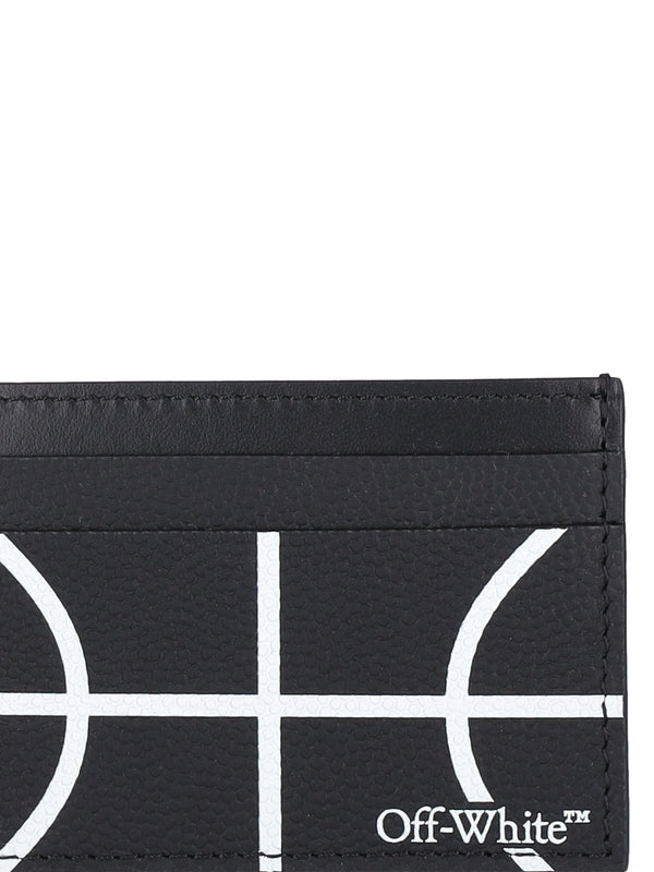 Basket Logo Leather Card Wallet