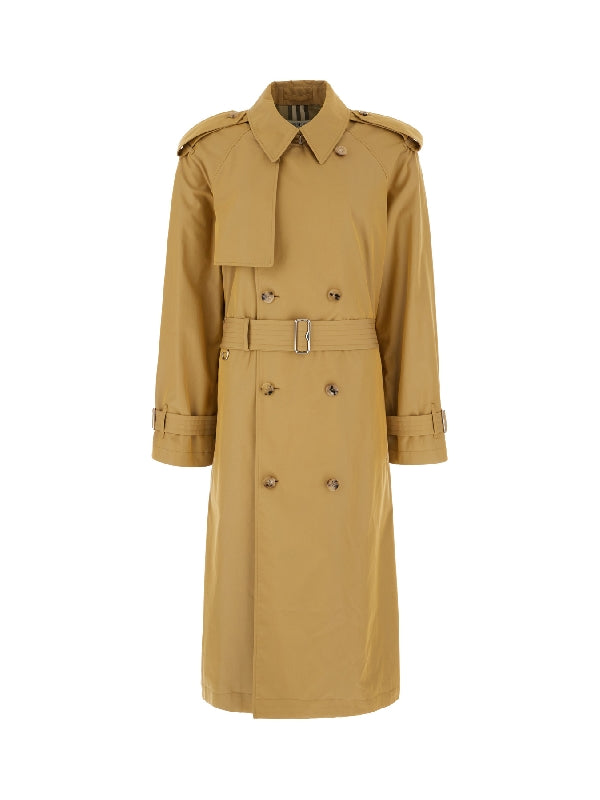 Belted Cotton Trench Coat