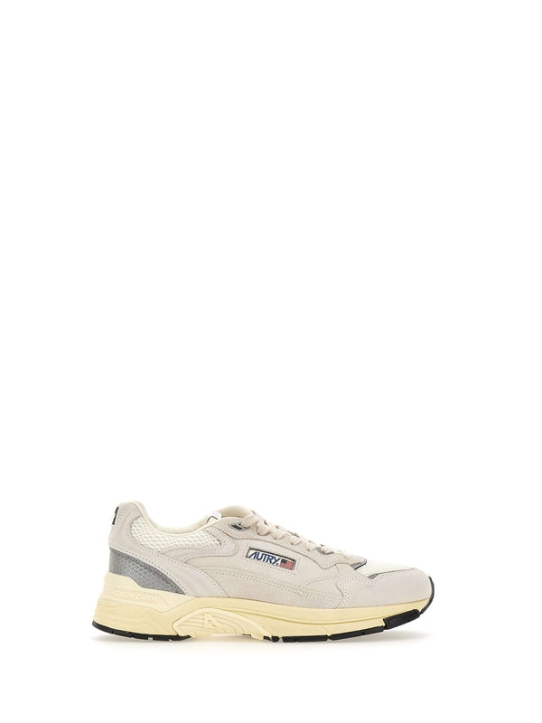 Autry Beige Low Top Sneakers