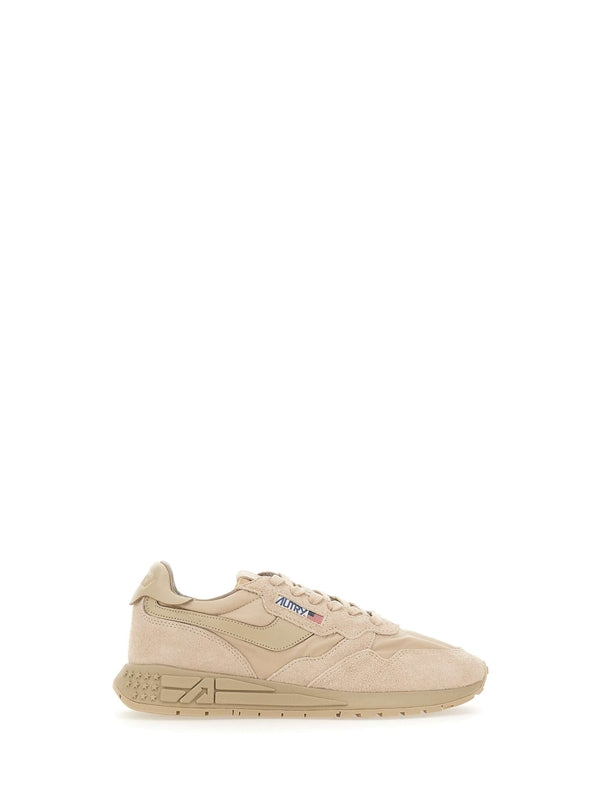 Autry Beige Low Top Sneakers