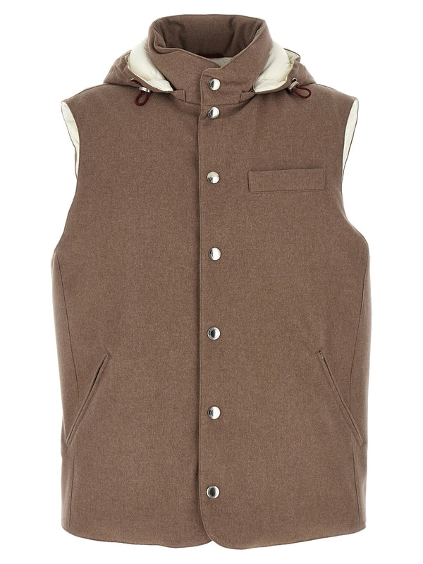 Brunello Cucinelli Brown Vests