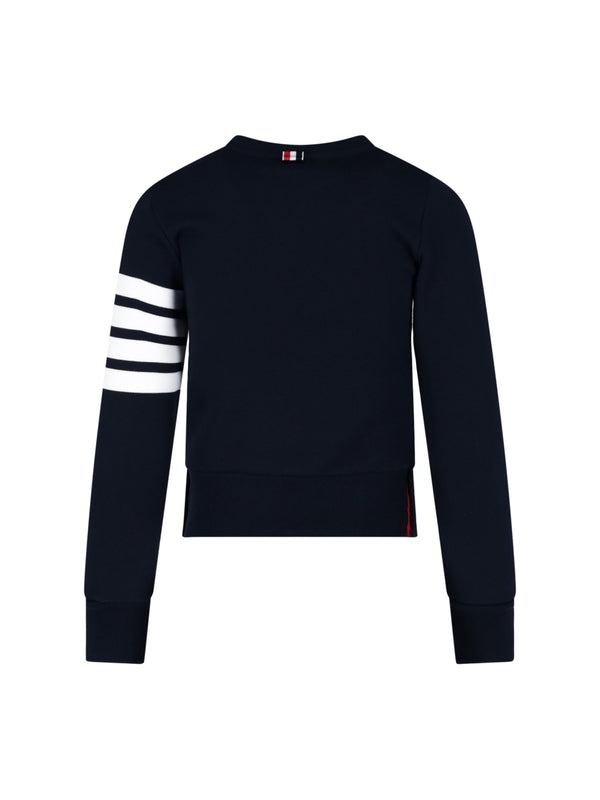 4-Bar Armband Cotton Sweatshirt