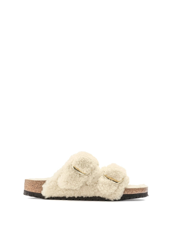 Arizona Big Buckle Fur Sandals