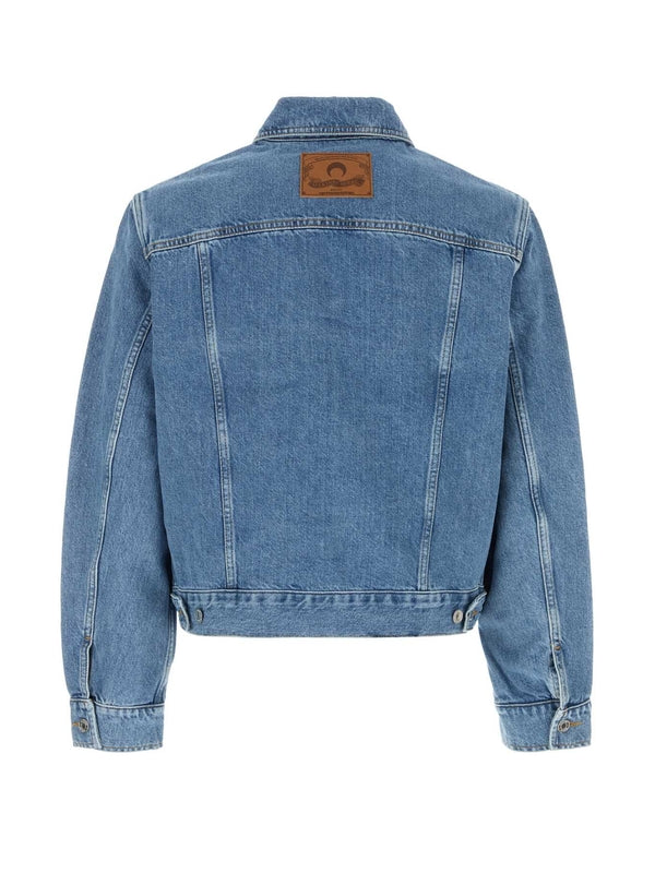 Marine Serre Blue Trucker