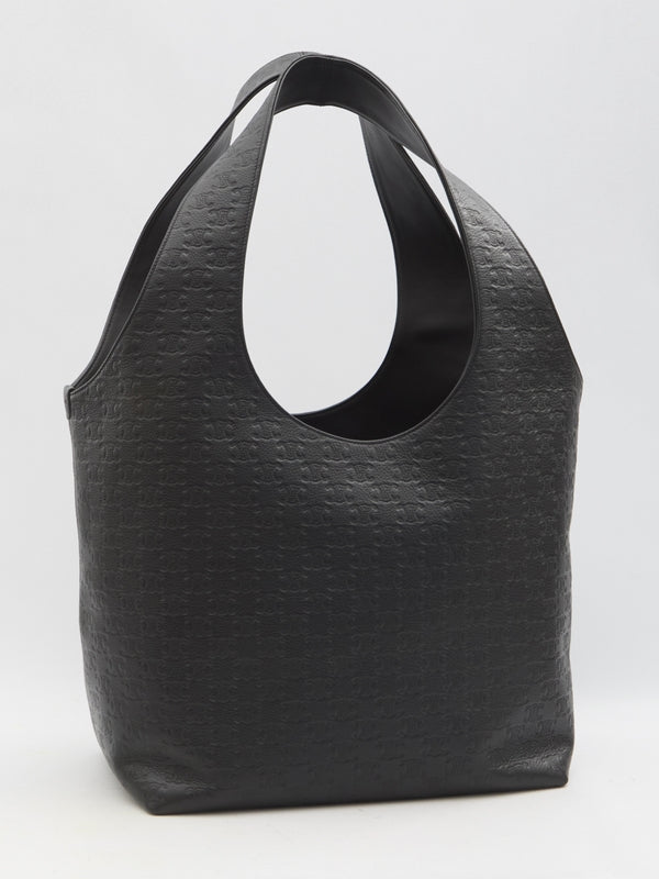 Cabas Triomphe Embossed Leather Tote Bag