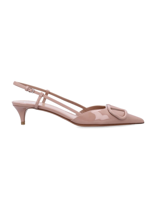 V Logo Signature Slingback Heel