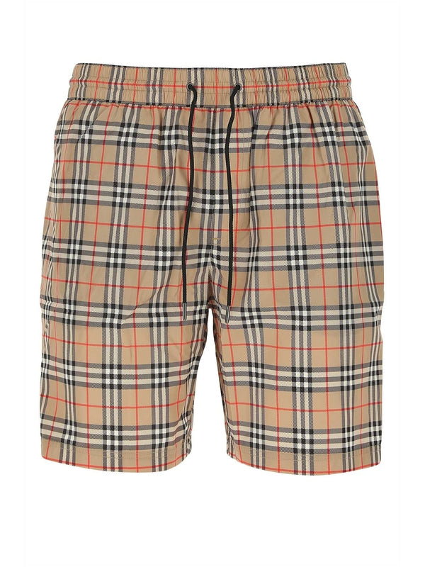 Vintage Check Swim Shorts