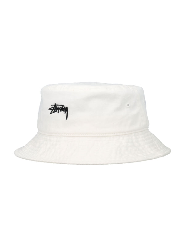 Stussy White Bucket Hat
