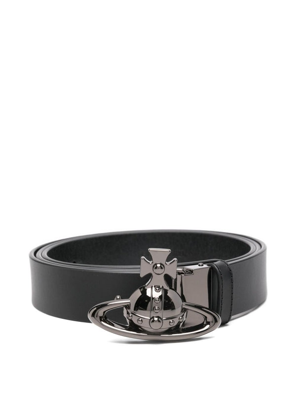 Vivienne Westwood Black Leather Belts