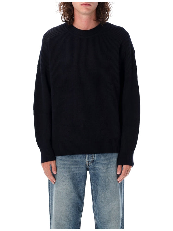 ISABEL MARANT - Barry Back Logo Patch Wool Knit - Jente