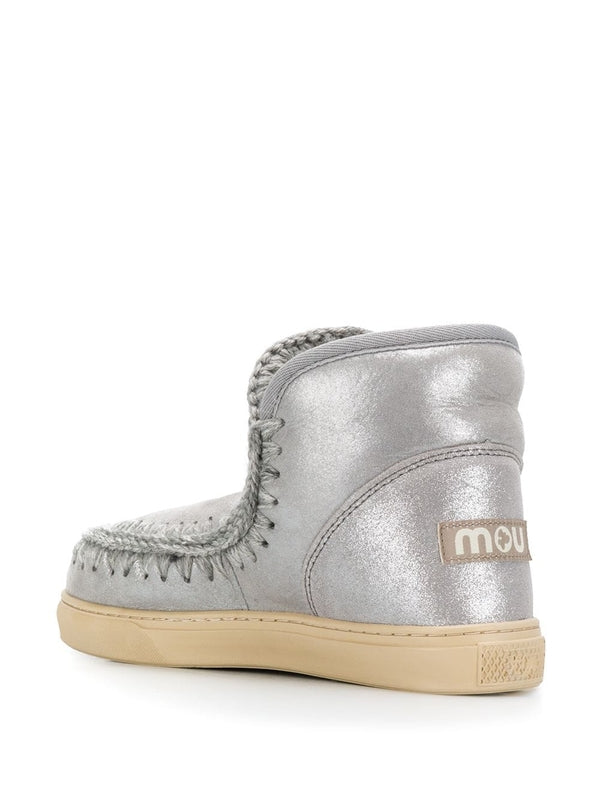 Eskimo Metallic Leather Ankle
  Boots