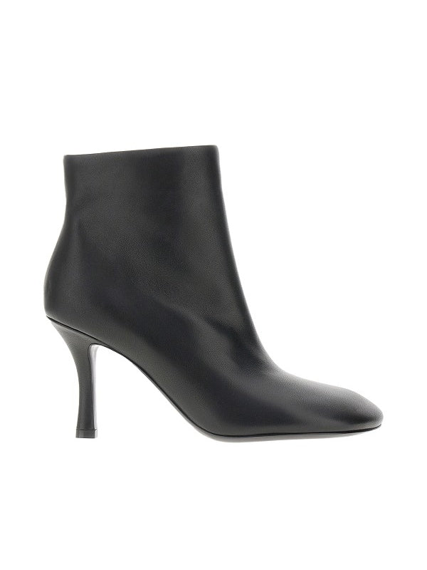 Baby Leather Ankle Boots Heel