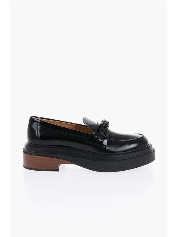 Black Calfskin Loafers