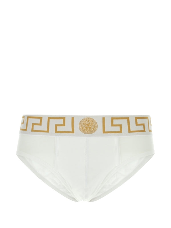 Medusa Greca Logo Band Panties