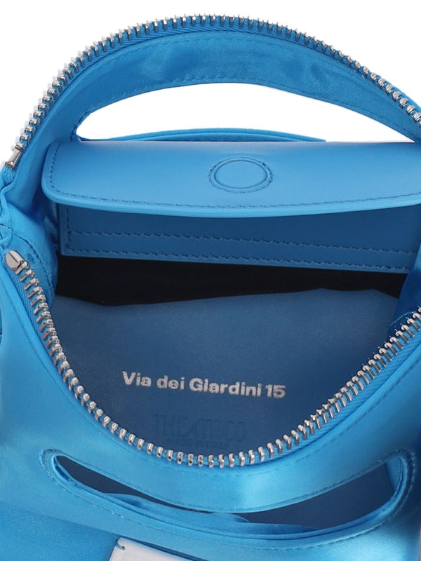 Via Dei Giardini 15 Satin Tote Bag