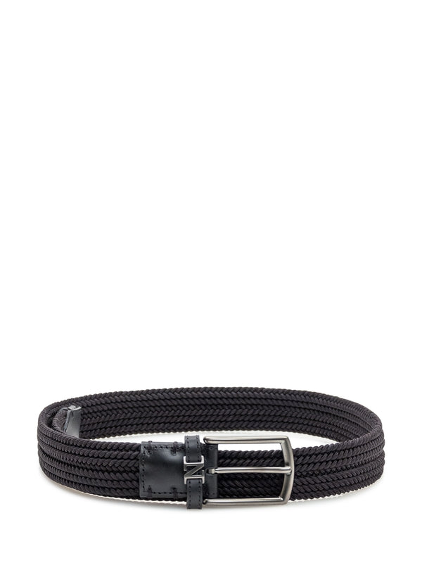 Z Zegna Black Other Fabric Belts