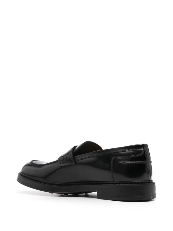 Black Leather Loafers