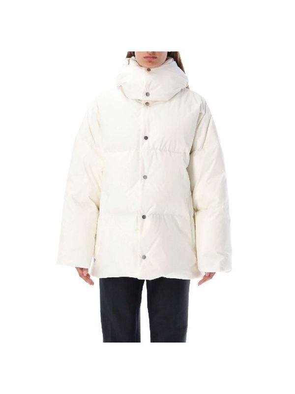 White Hood Puffer Down
  Padding