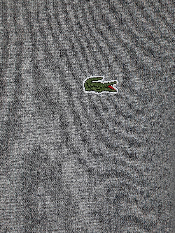 Lacoste Crocodile Patch Wool Knit