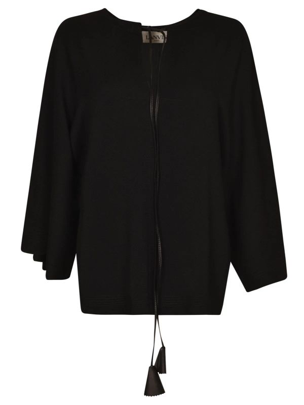 Strap Detail Long Sleeve Top