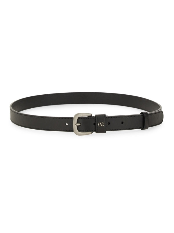 Valentino Black Leather Belts